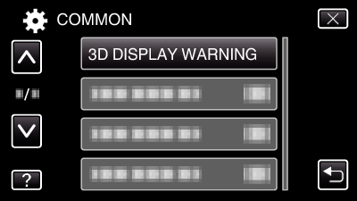 3D DISPLAY WARNING